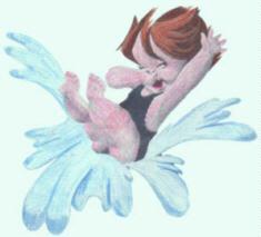 Girl Jumping In